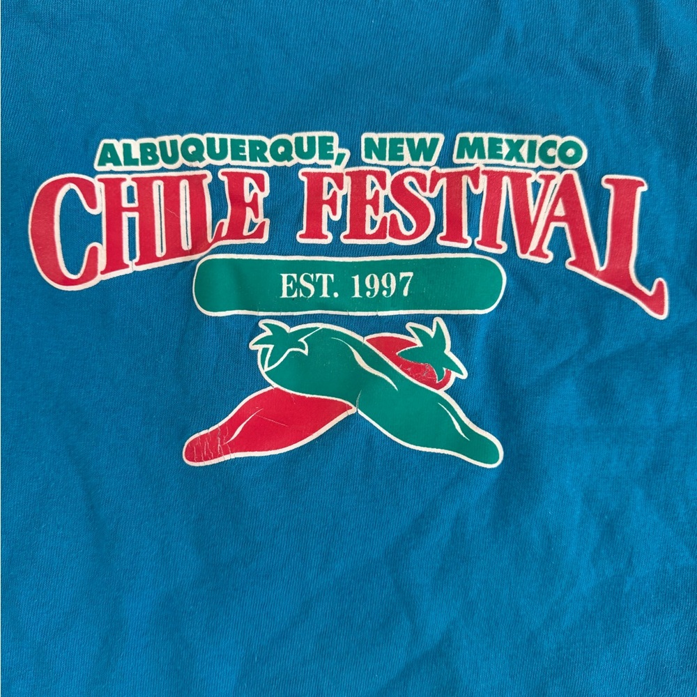 Chile Festival Albuquerque New Mw ico vintage Graphic Tee